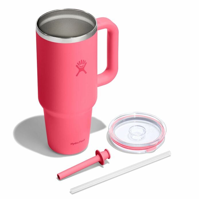 40-oz-travel-tumbler-e2 tt40pscc668-40-oz-travel-tumbler-clear-lid-popstar-pink-exploded.jpg